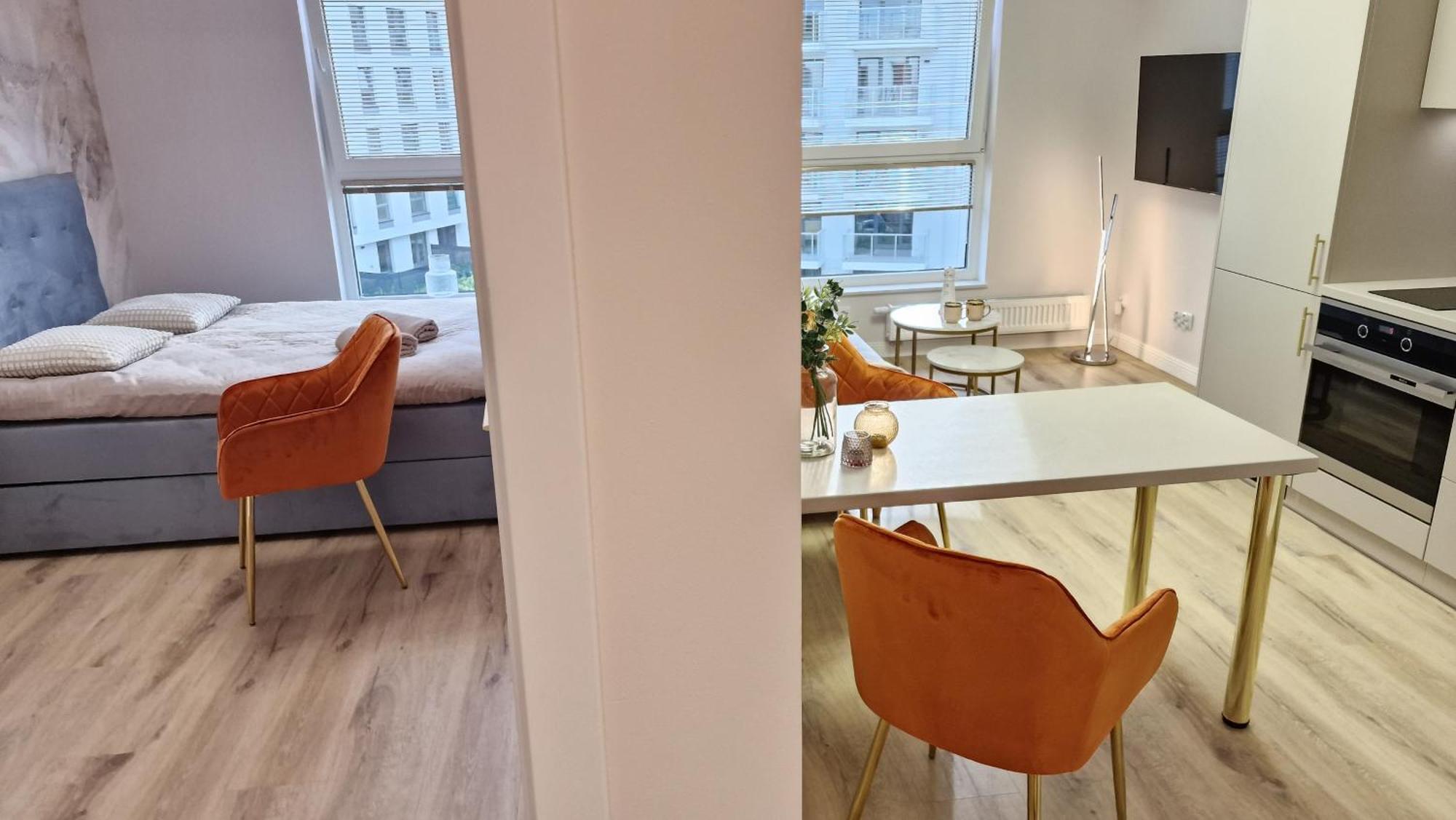 Huoneisto 77 Flou Przystan Letnica, Parking & 800m Plaza Gdańsk